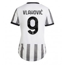 Juventus Dusan Vlahovic #9 Hemmatröja Dam 2022-23 Korta ärmar